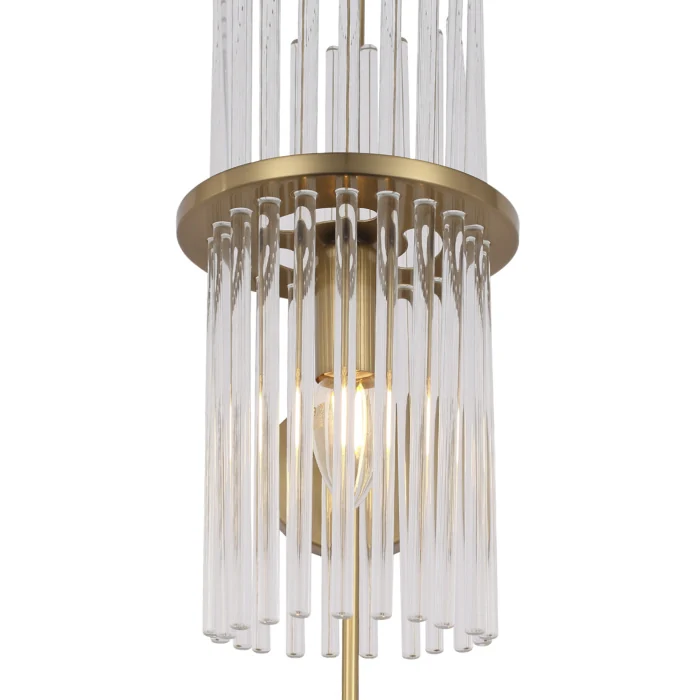 Светильник настенный ST-Luce латунь/прозрачный E14 1*40W SL6145.301.01