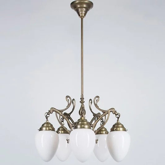 Люстра на штанге Berliner Messinglampen D227-123opB