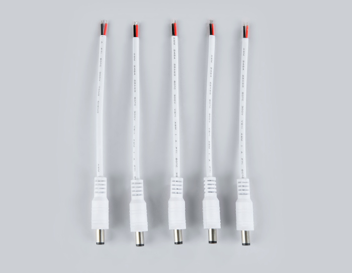 Соединитель проводной GS7951 2,1*5,5 мм папа 150мм (5шт) Ambrella light GS7951