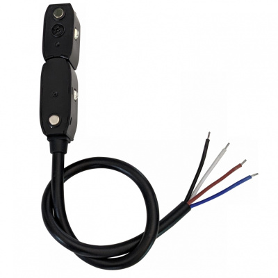 Ввод питания для радиусного маг.встр. шинопровода iLedex VISION POWER INN 4822-R-BK