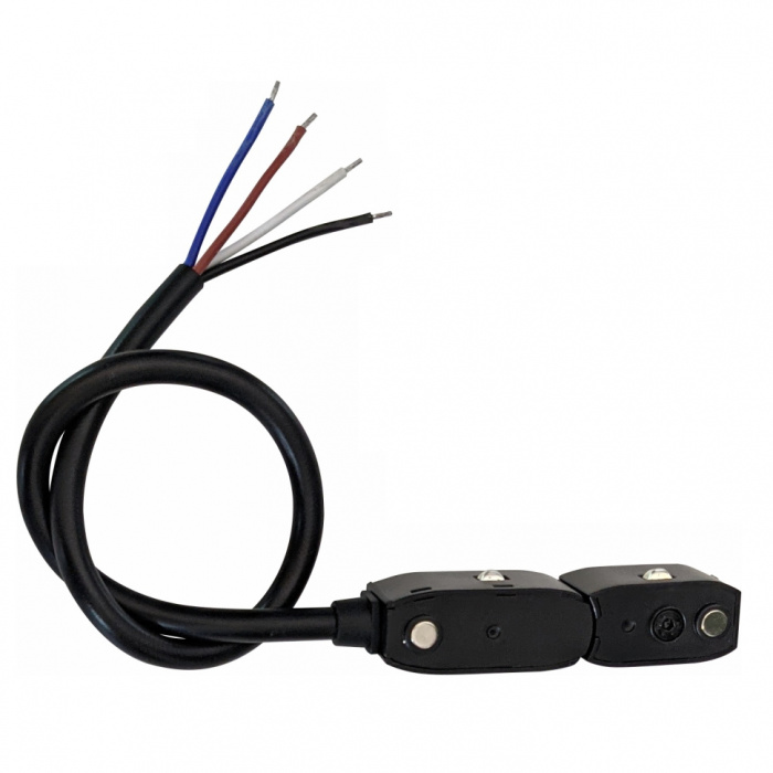 Ввод питания для радиусного маг.встр. шинопровода iLedex VISION POWER INN 4822-R-BK