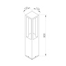Фонарный столб Natural Concepts Dwell NC-003104-80-DG