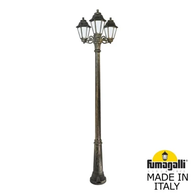 Садово-парковый светильник Fumagalli RICU BISSO/ANNA 3L E22.157.S30.BYE27