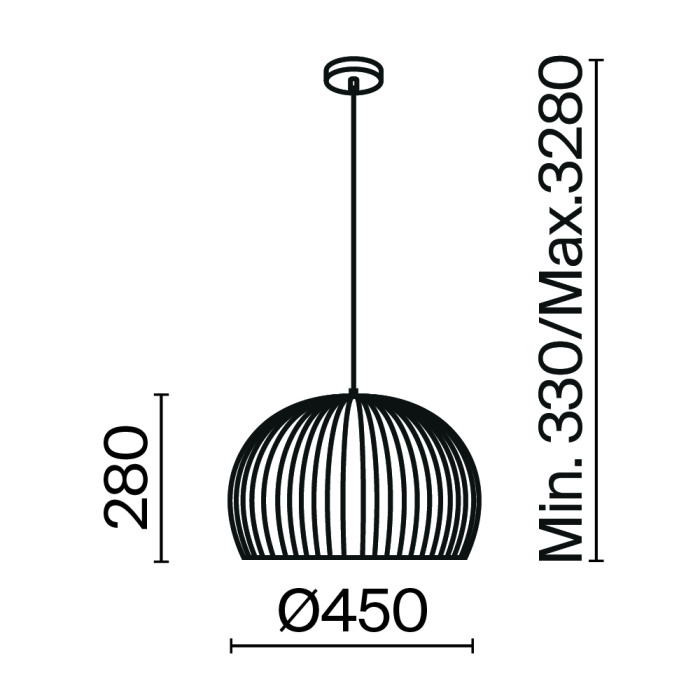 Подвесной светильник Maytoni Roots MOD195PL-01W1