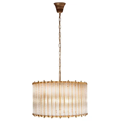 Подвесная люстра iLamp Manhattan MD0266-4B ANTIQUE BRASS