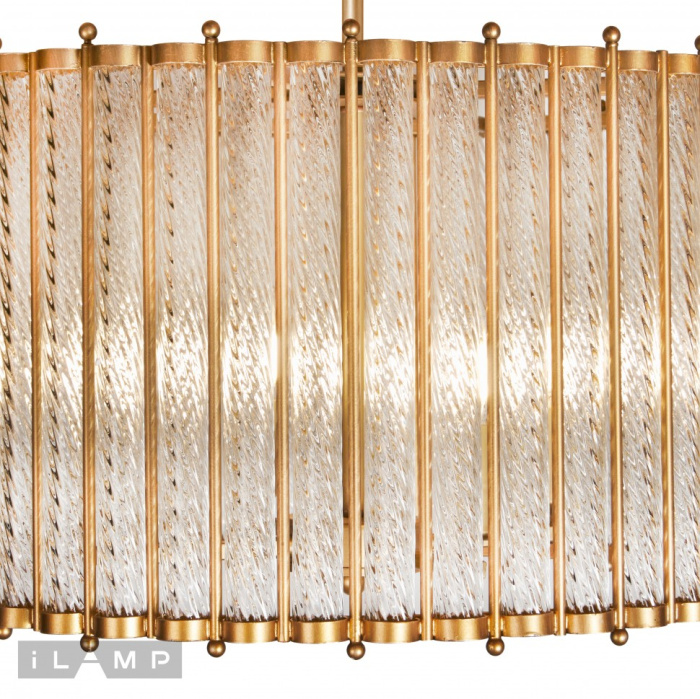 Подвесная люстра iLamp Manhattan MD0266-4B ANTIQUE BRASS