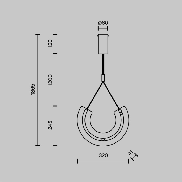 Подвесной светильник Maytoni Maya P091PL-L18G3K1