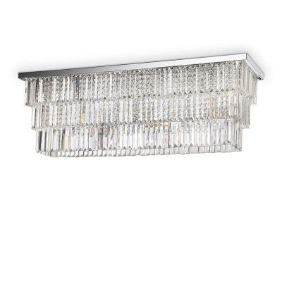Подвесная люстра Ideal Lux Martinez PL8 Cromo 166285