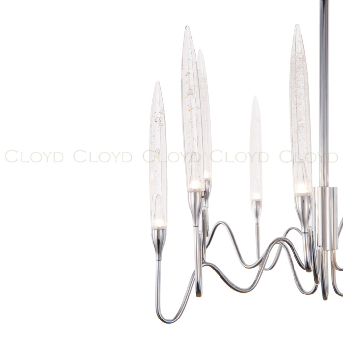 Люстра Cloyd ZOAR C12 / Ø60 см - хром (арт.10416)