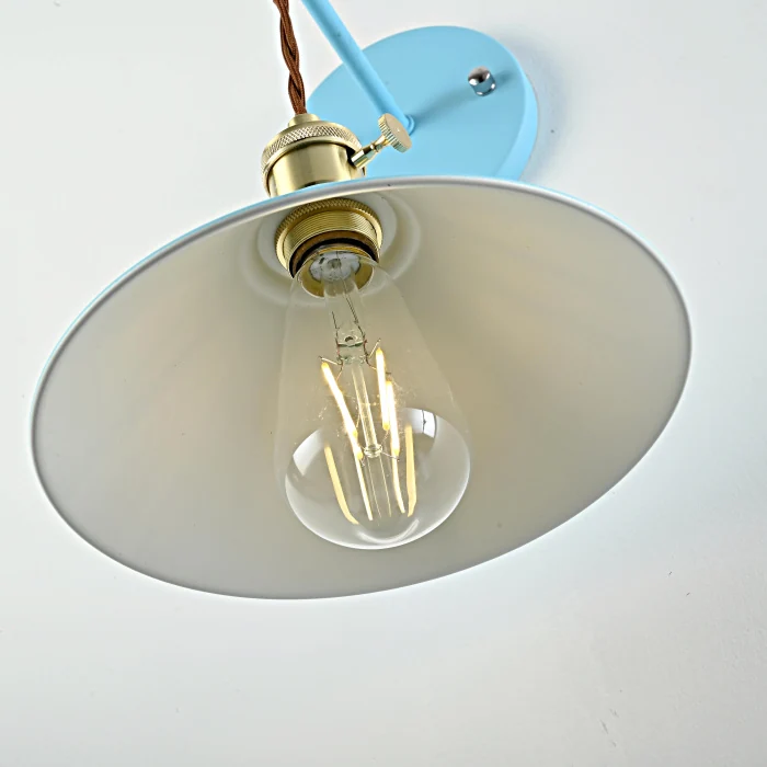 Бра с подвесным плафоном BRAID WALL Blue ImperiumLoft