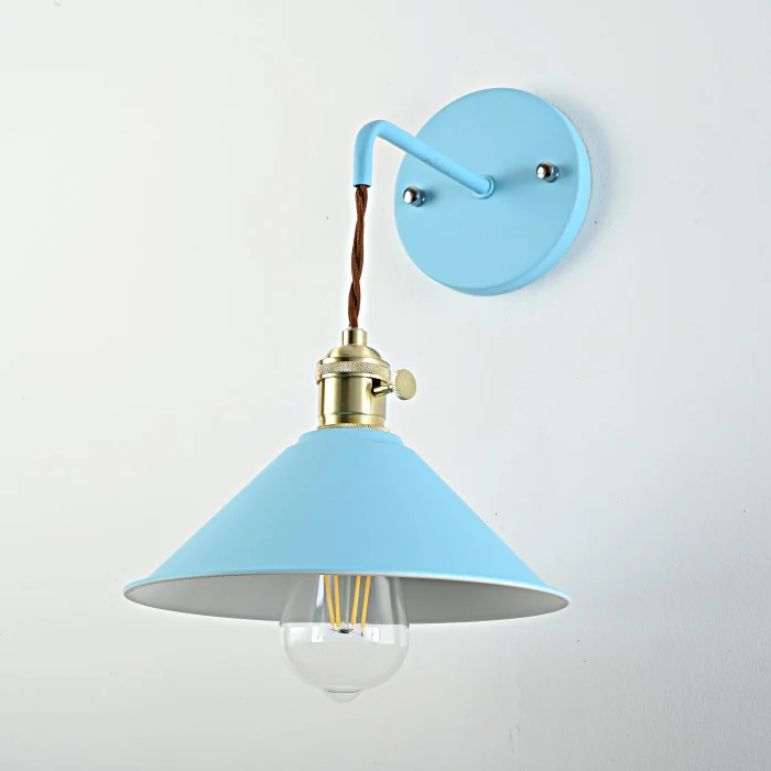 Бра с подвесным плафоном BRAID WALL Blue ImperiumLoft