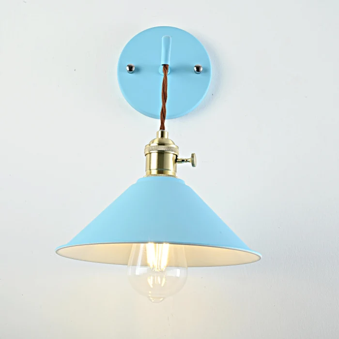 Бра с подвесным плафоном BRAID WALL Blue ImperiumLoft