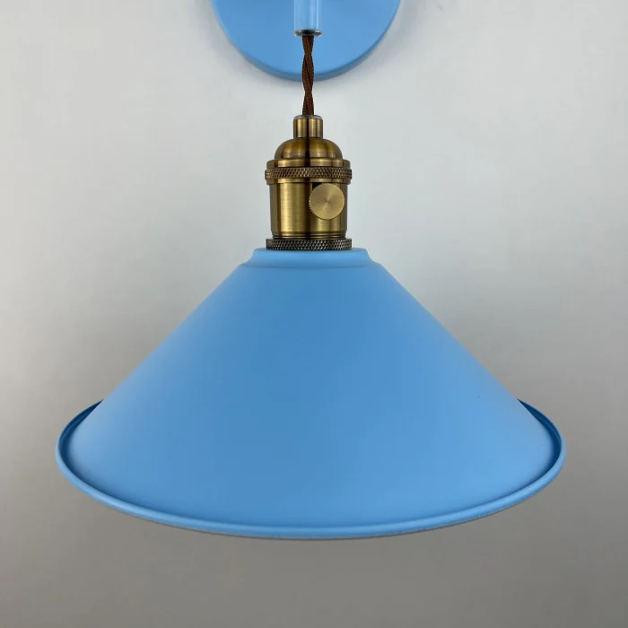 Бра с подвесным плафоном BRAID WALL Blue ImperiumLoft