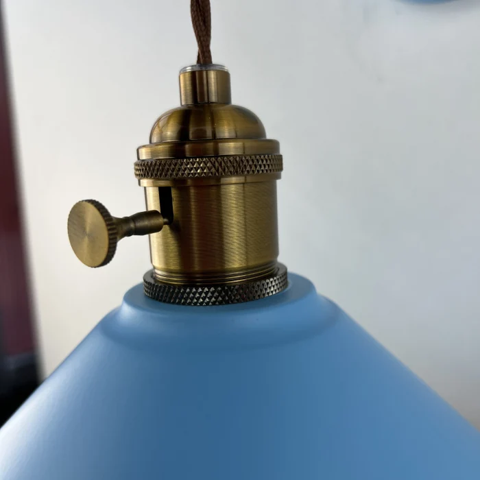 Бра с подвесным плафоном BRAID WALL Blue ImperiumLoft