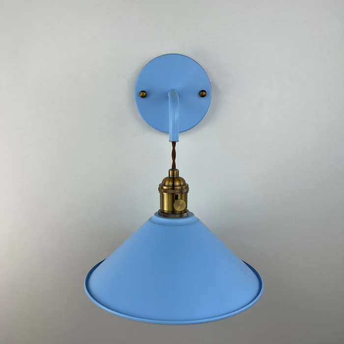 Бра с подвесным плафоном BRAID WALL Blue ImperiumLoft