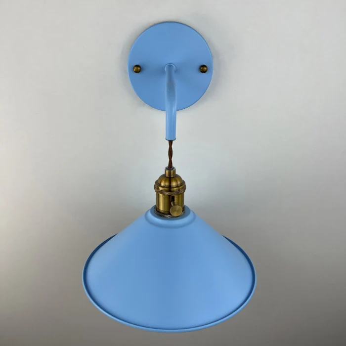 Бра с подвесным плафоном BRAID WALL Blue ImperiumLoft