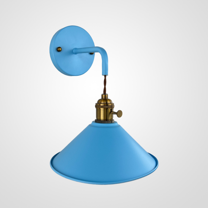 Бра с подвесным плафоном BRAID WALL Blue ImperiumLoft