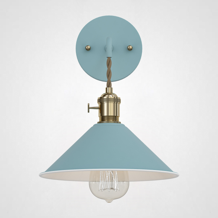 Бра с подвесным плафоном BRAID WALL Blue ImperiumLoft