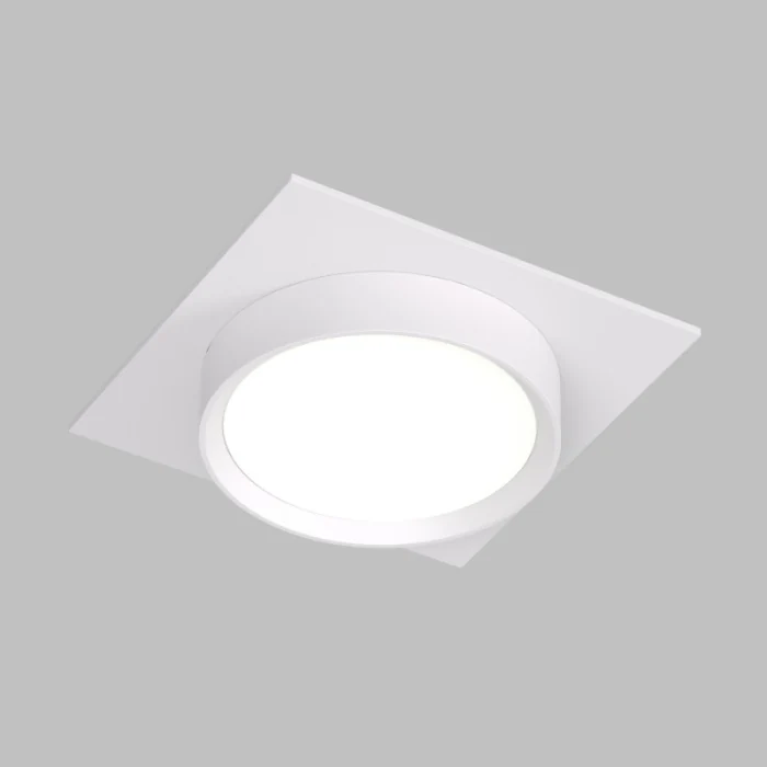 Точечный встраиваемый светильник FLAT DK2091-WH