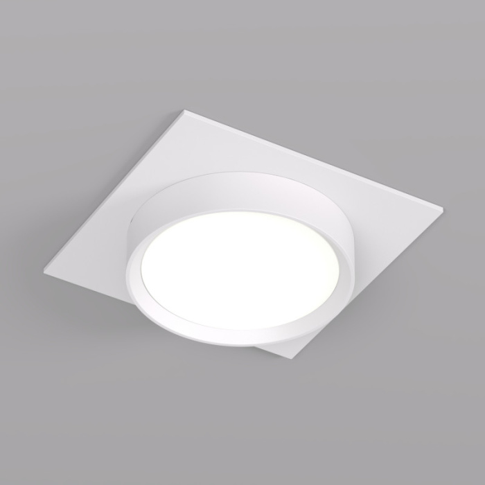 Точечный встраиваемый светильник FLAT DK2091-WH