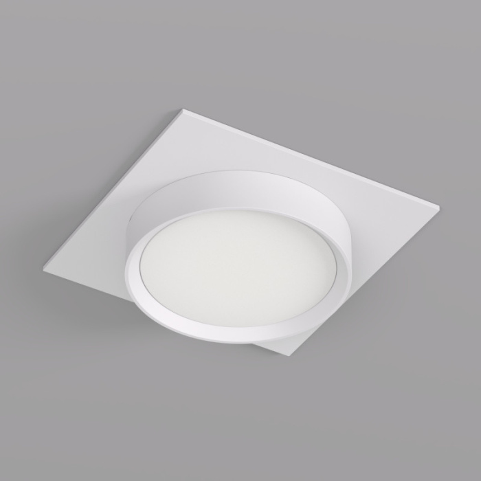 Точечный встраиваемый светильник FLAT DK2091-WH
