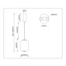 Подвесной светодиодный светильник HIGH LIGHT AMBRELLA LIGHT LH11031