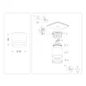 Накладной точечный светильник GX53 Ambrella light TN6572