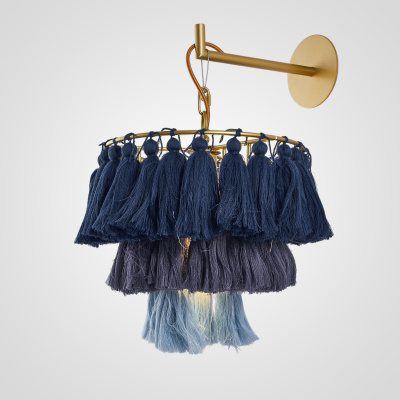 Настенный светильник TASSEL WALL Синий градиент ImperiumLoft