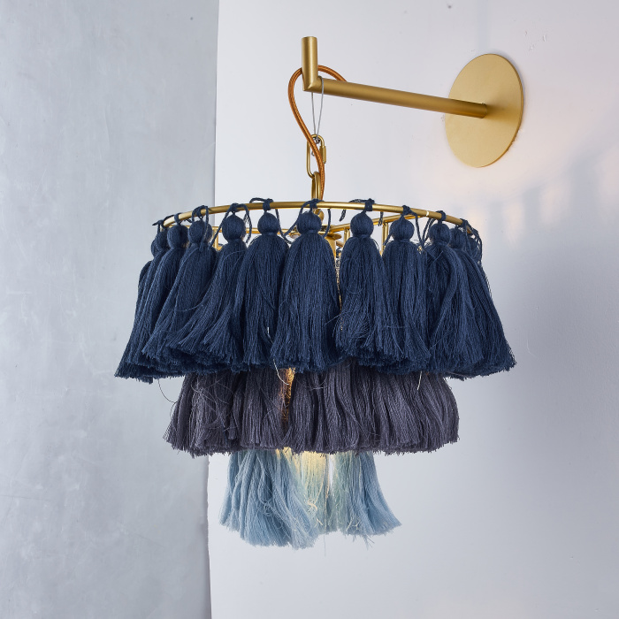 Настенный светильник TASSEL WALL Синий градиент ImperiumLoft