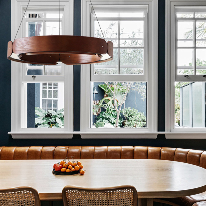 Подвесной кольцевой светильник RANGE 1 D70 Light wood ImperiumLoft