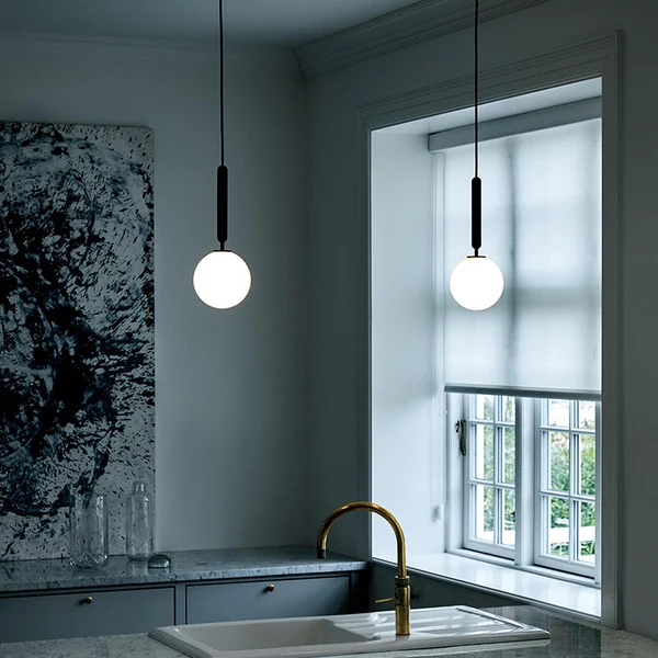 Подвесной светильник RAFFIN Black/White ImperiumLoft