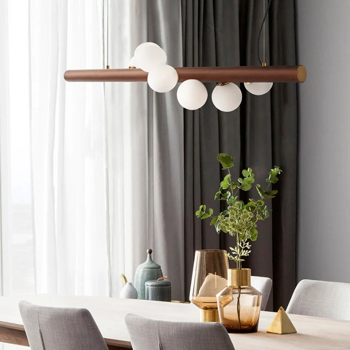 Подвесной светильник VELTA Тёмное дерево ImperiumLoft