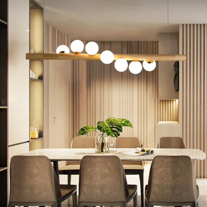 Подвесной светильник VELTA Тёмное дерево ImperiumLoft