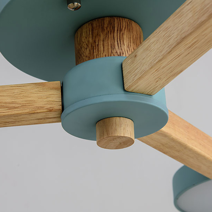 Потолочная люстра TURNA 8 Pink ImperiumLoft