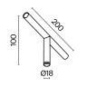Трековый светильник Maytoni Focus LED C102CL-3W3-6K-B