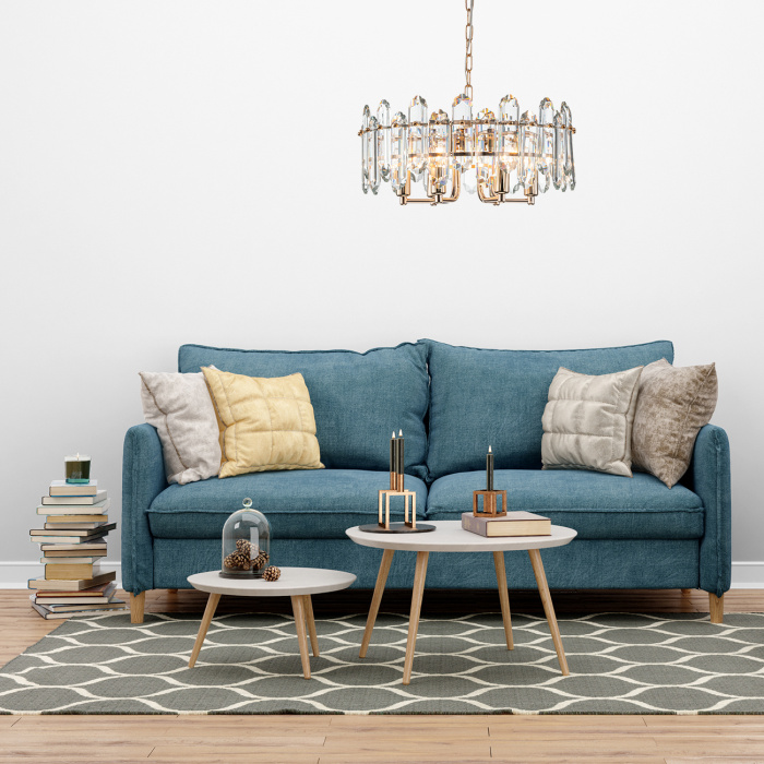 Подвесной светильник TIARA ESCADA 2111/6S Gold