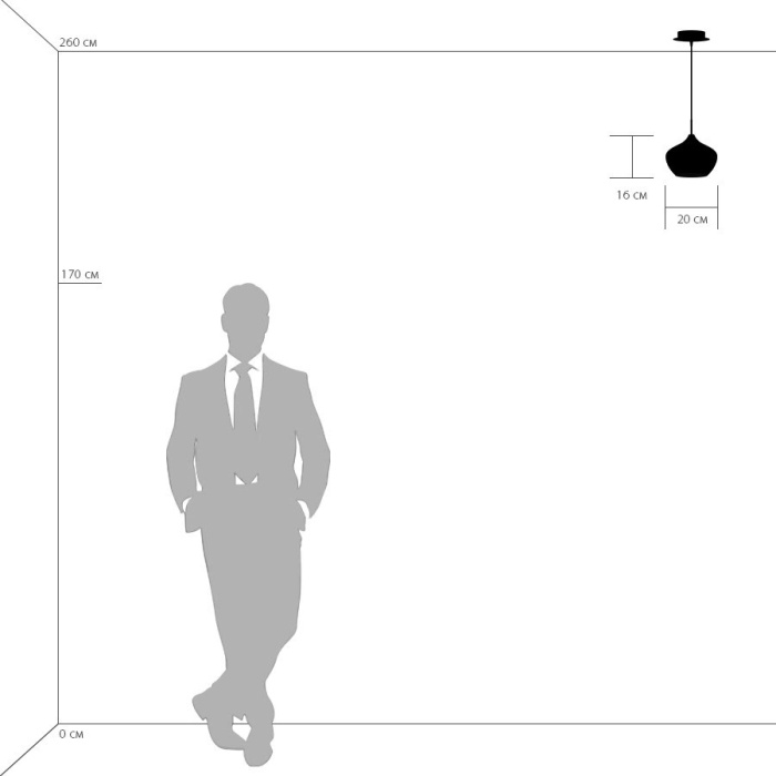 Подвесной светильник Pentola LIGHTSTAR 803041