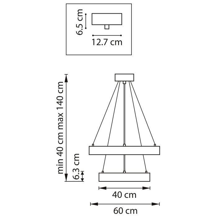 Люстра подвесная Saturno Lightstar 748113