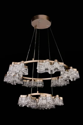 Подвесная люстра Leon Recif LE7724/850-2K Grey