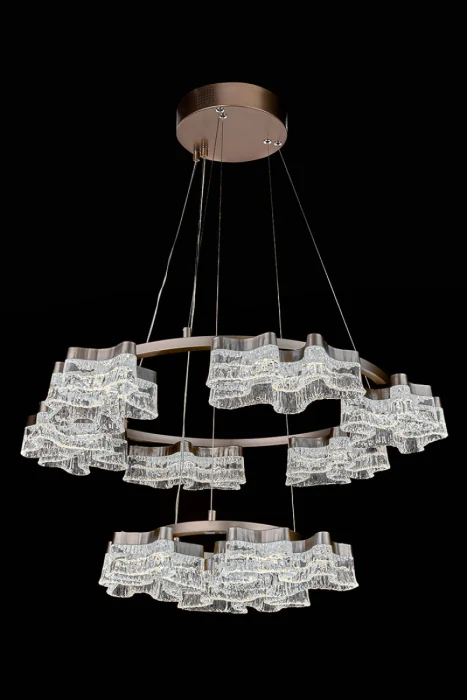 Подвесная люстра Leon Recif LE7724/850-2K Grey