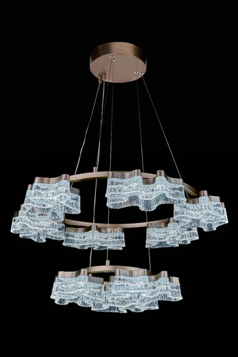 Подвесная люстра Leon Recif LE7724/850-2K Grey