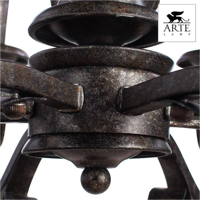 Люстра подвесная Arte Lamp ARENA A8952LM-8BG