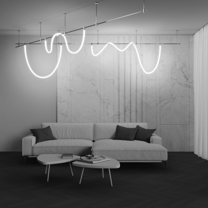 Трековый светильник Maytoni Tau TR154-1-27W4K-BS