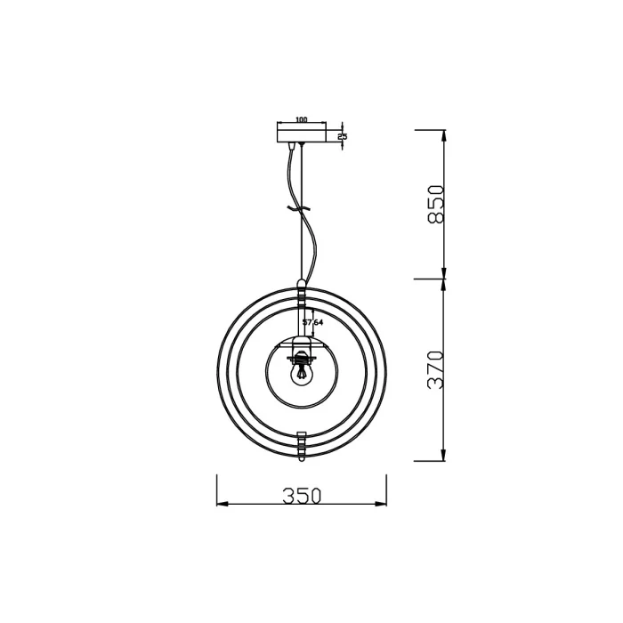 Подвесной светильник VL1834P01 Vele Luce
