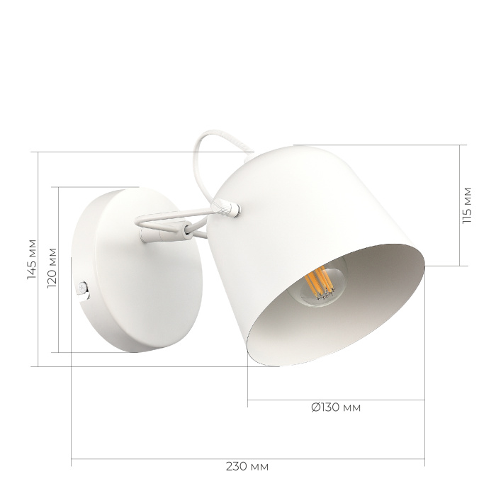 Настенный светильник evoluce BLANK SLE1805-501-01
