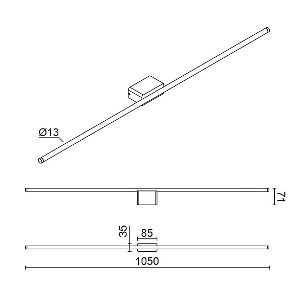 Настенный светильник Ledron ASSOL L1050 White