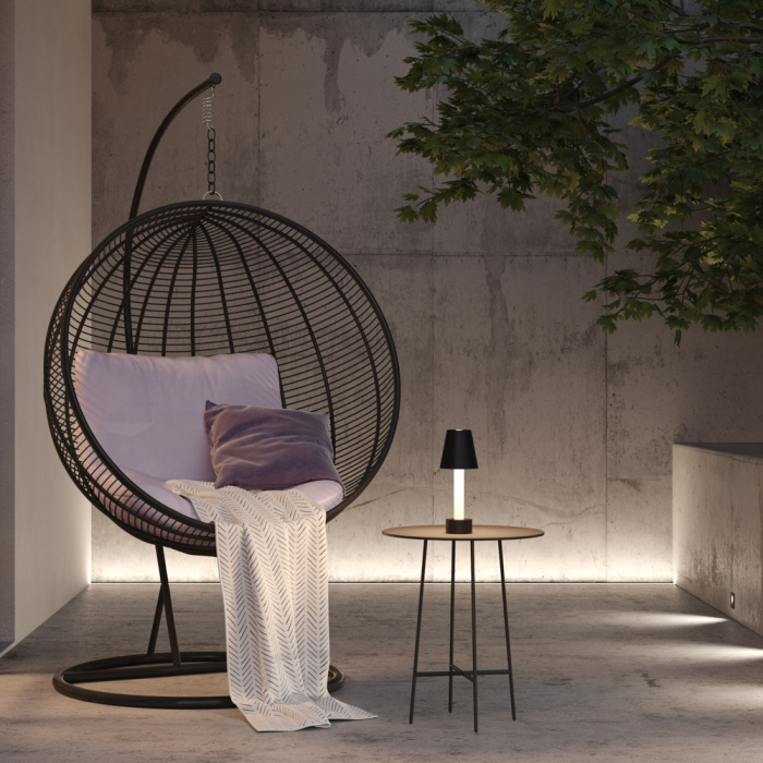 Коннектор для магнитных треков угловой Nowodvorski Lvm Horizontal Black 10164