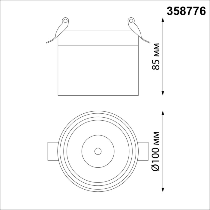 Светильник встраиваемый SPOT NOVOTEСH 358776