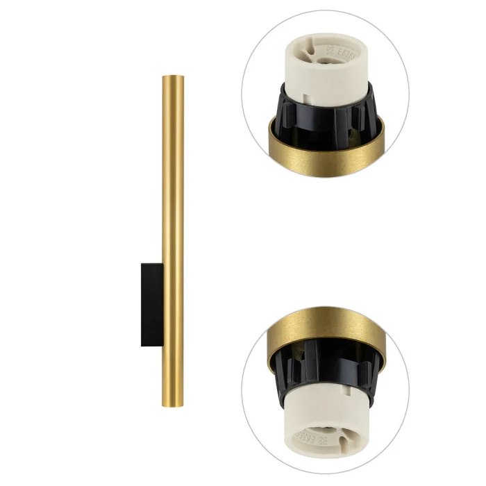 Настенный светильник Nowodvorski Fourty Wall XL Brass/Black 10760