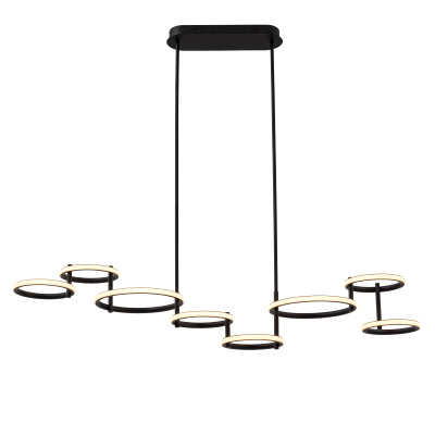 Подвесная люстра Delight Collection MD20001002 MD20001002-8A matt black